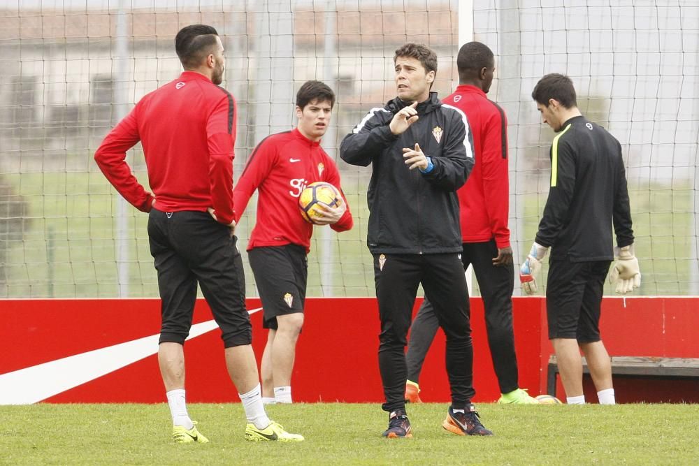 Entrenamiento del Sporting