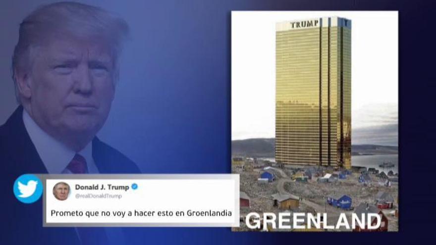 Trump bromea sobre su intención de comprar Groenlandia