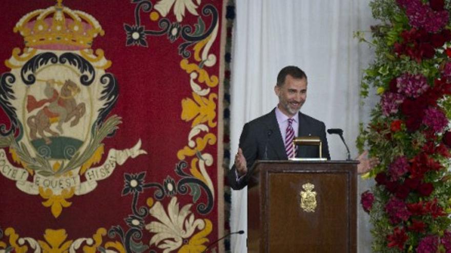 Felipe VI evita hablar de la Infanta Cristina
