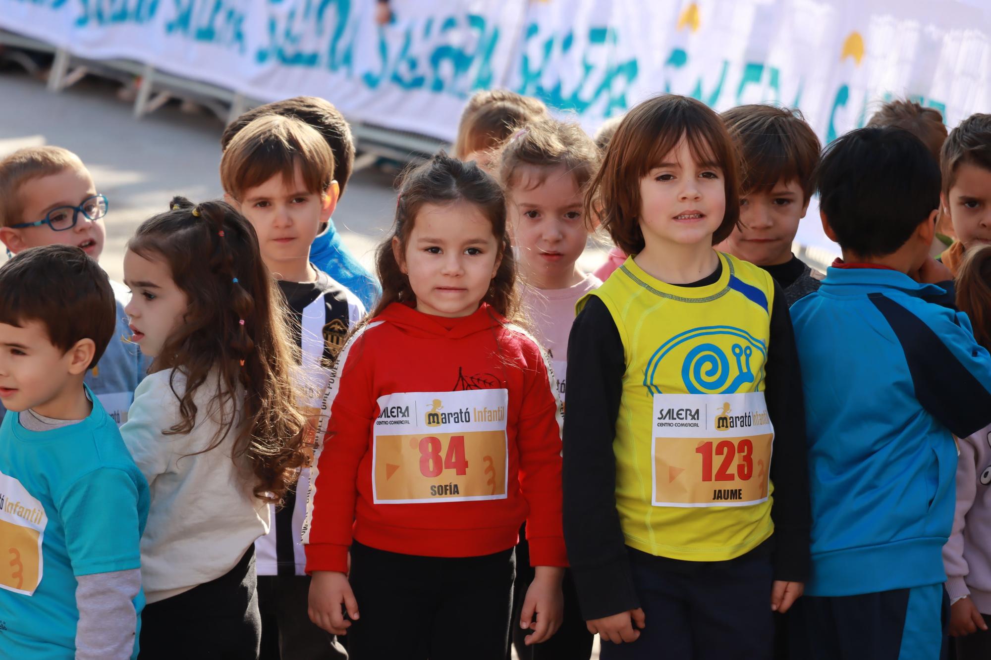 Las mejores imágenes de la maratón infantil en Castelló