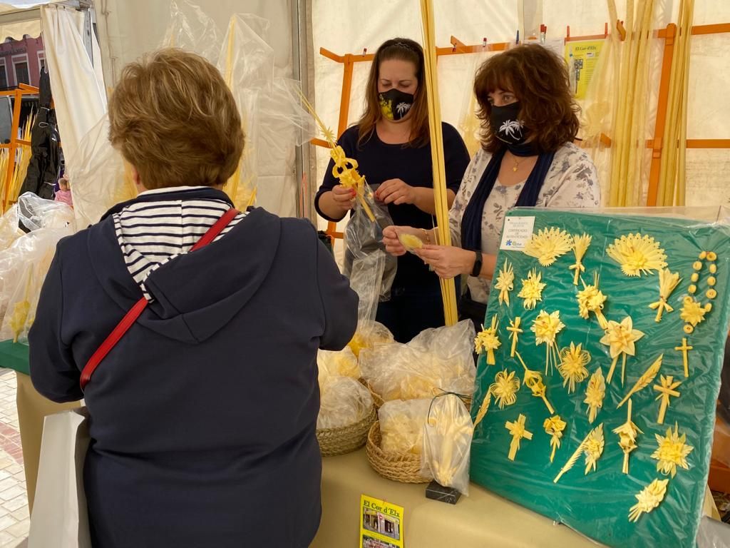 Este es el ambiente en el mercado de la Palma Blanca