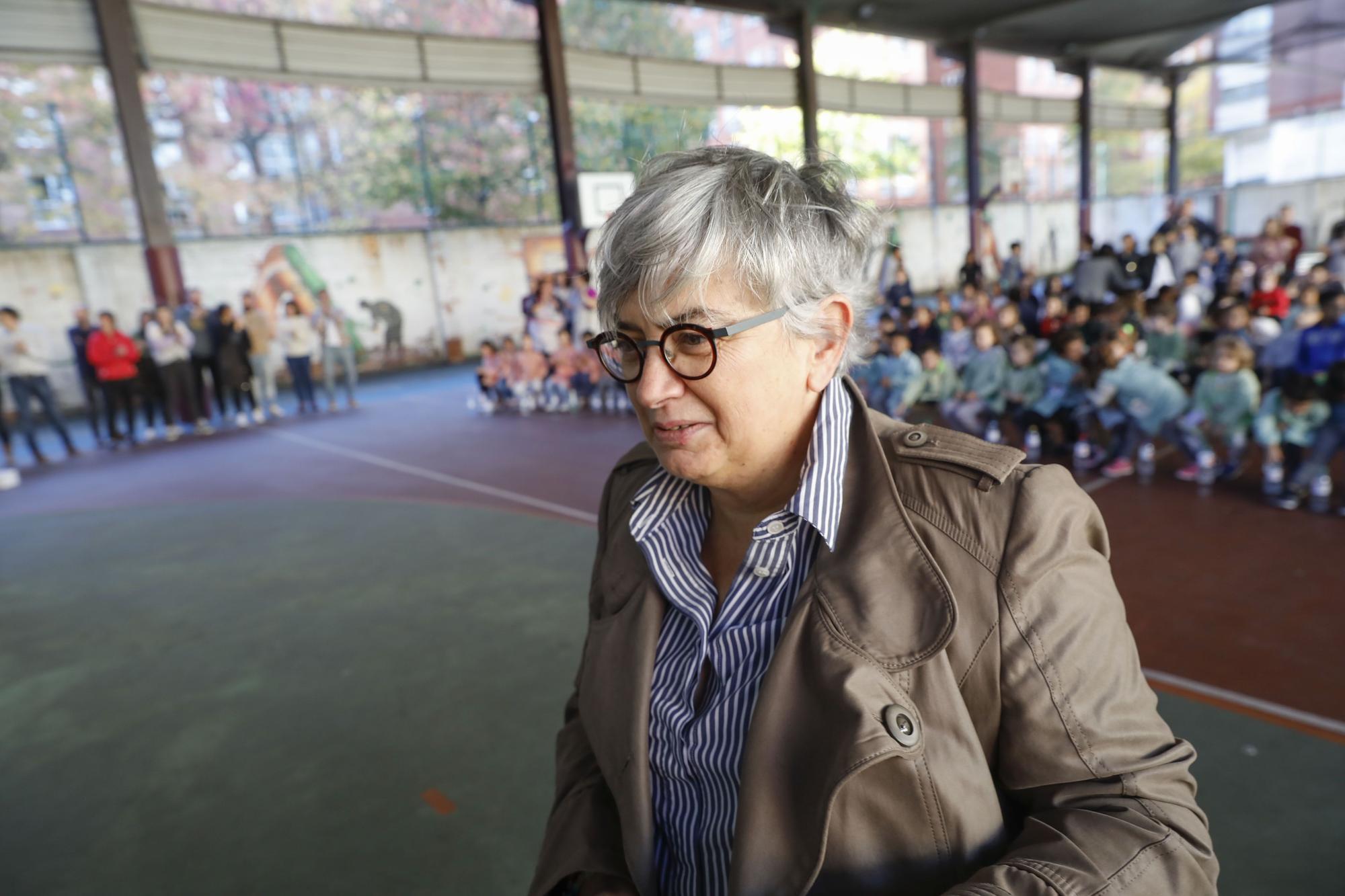 En imágenes: Amagüestu en el colegio García Lorca de Gijón