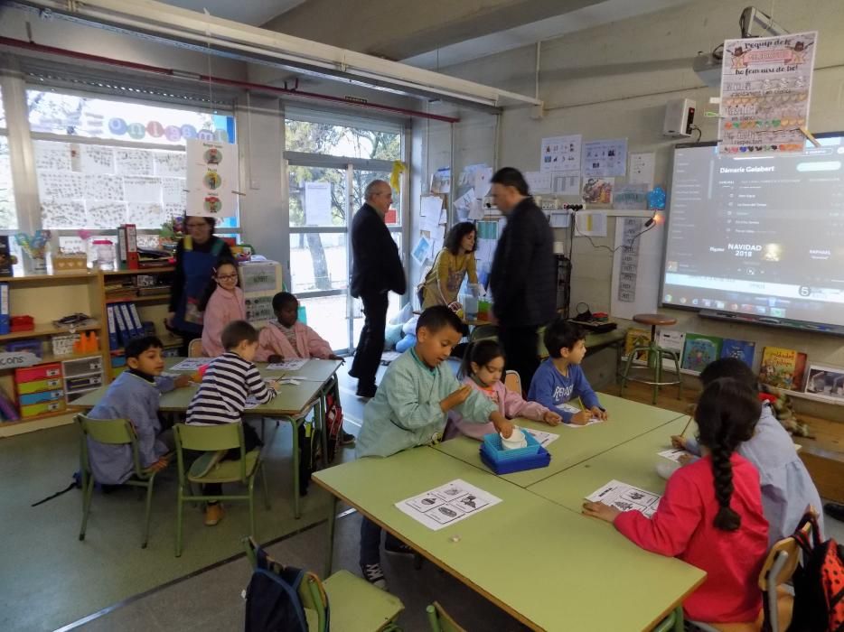 Visita del conseller Bargalló a centres educatius de Manresa i el Bages