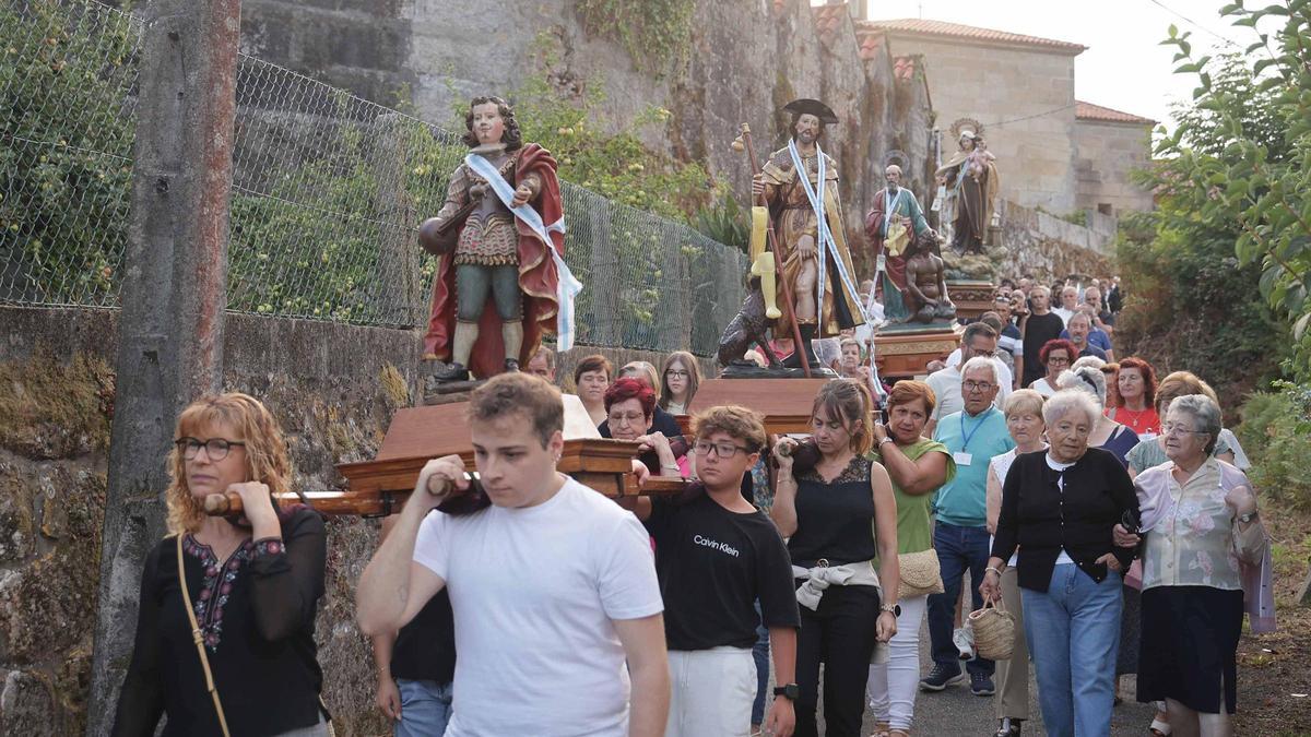 La bajada de los santos, la pasada semana como comienzo de los festejos.