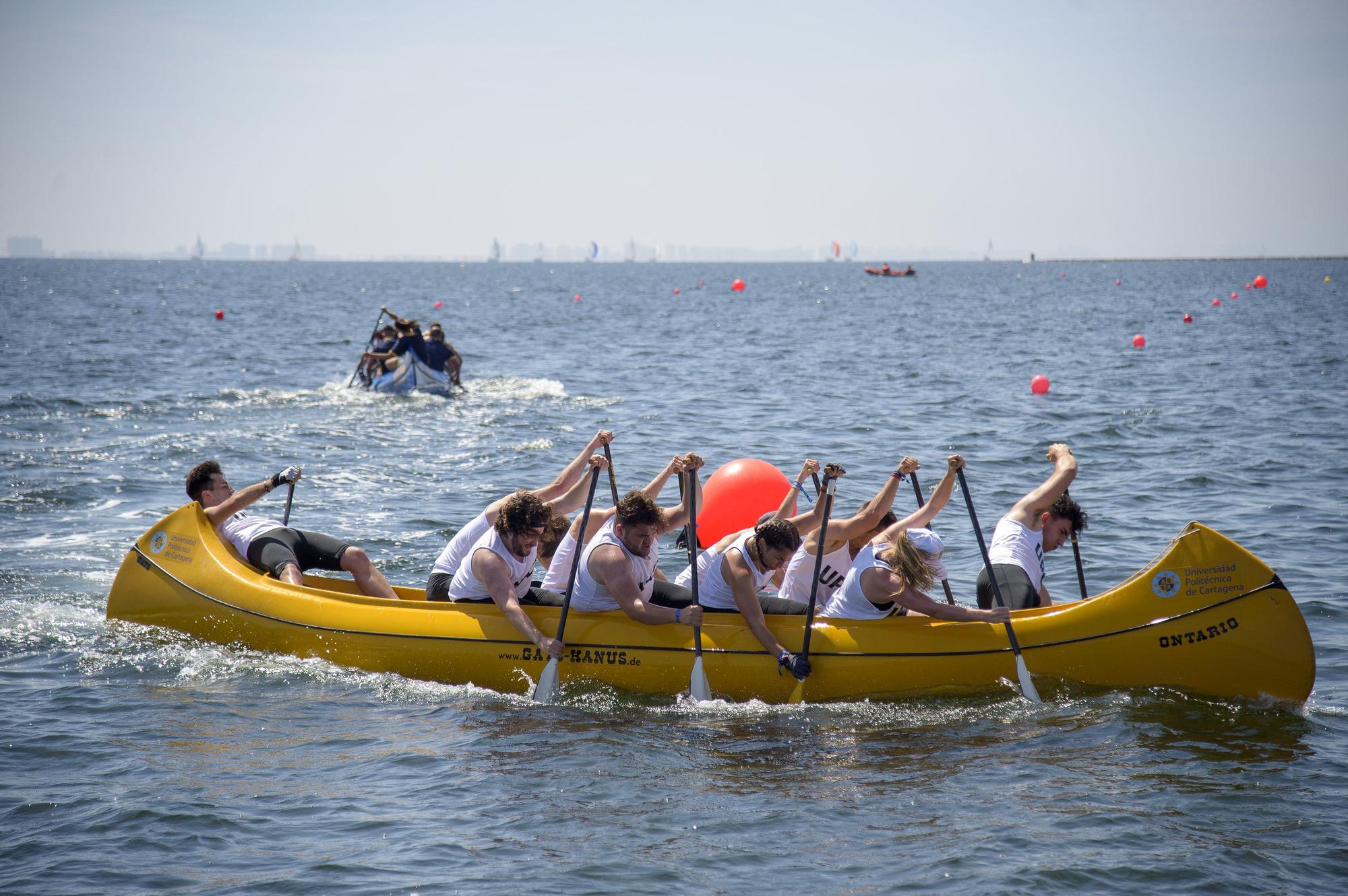 Así ha sido el campeonato de piragüismo Interuniversidad Playa Barnuevo en San Pedro