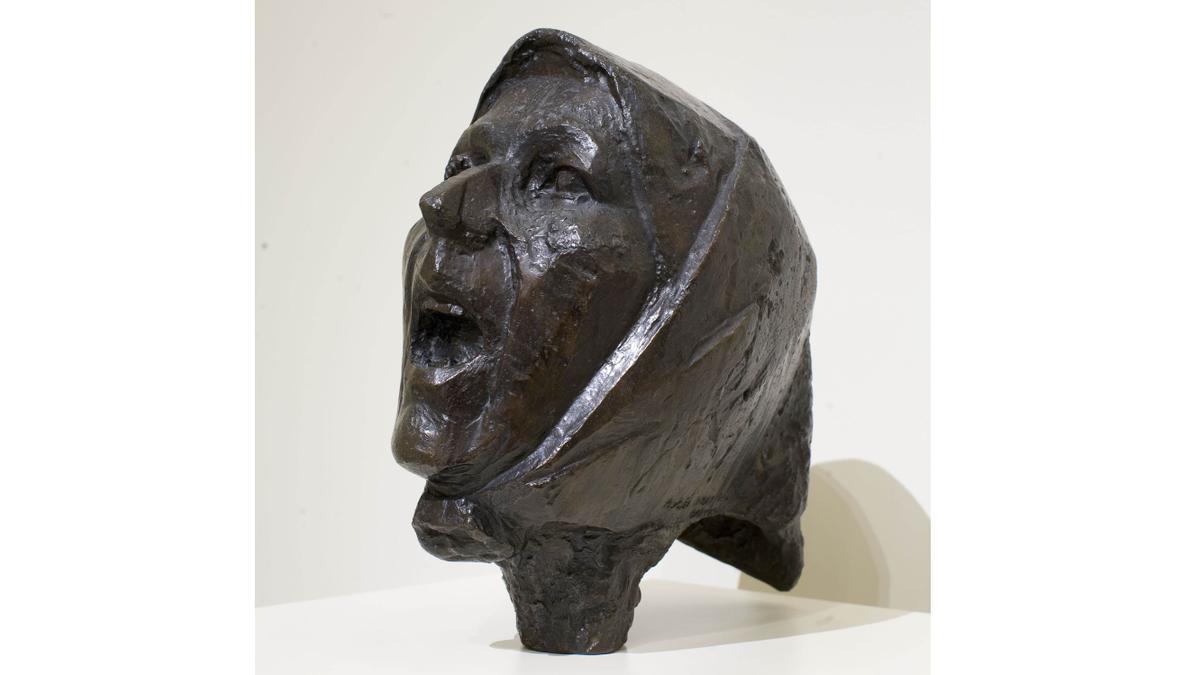 ’Cabeza de Montserrat gritando’, obra de Juli González, de 1942. 