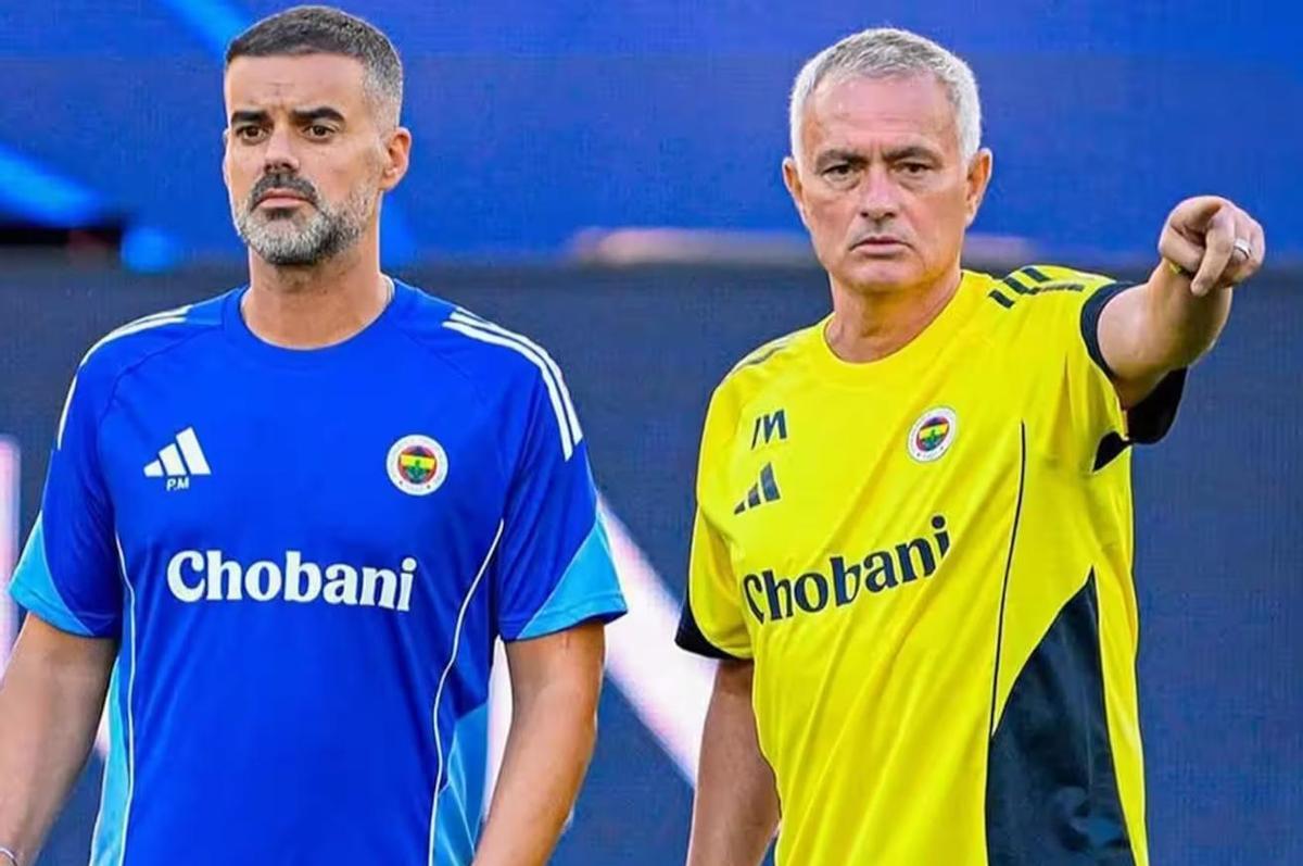 Pedro Machado, con Mourinho.