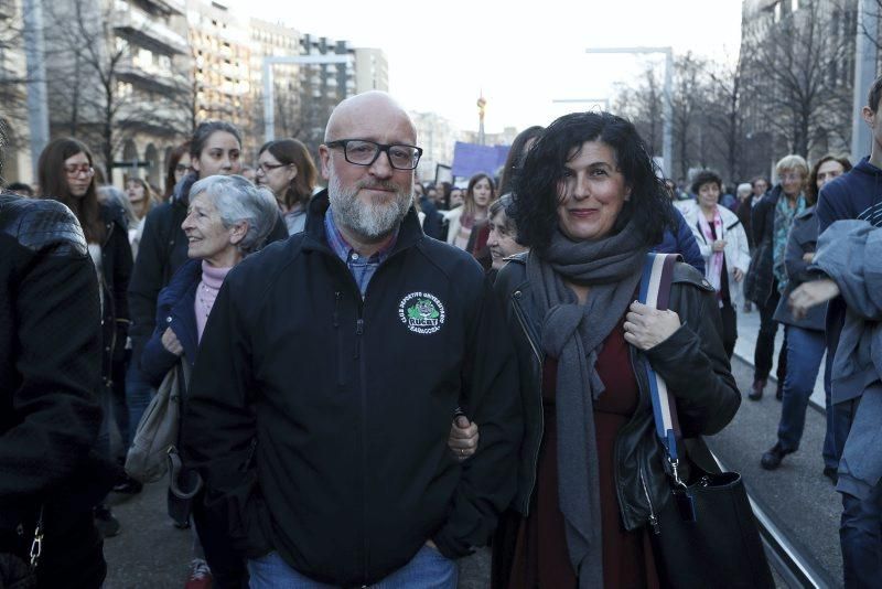 Fotogalería del 8-M en Zaragoza