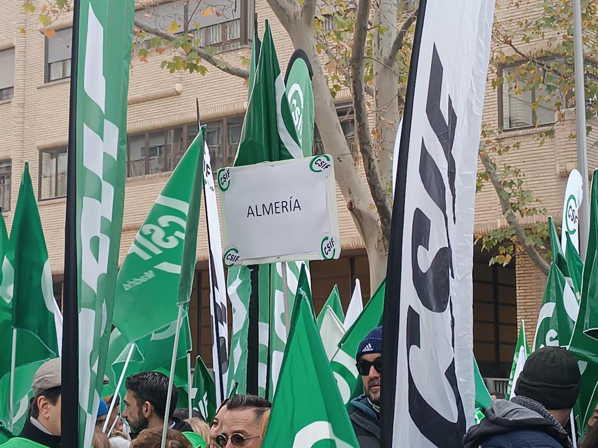 Concentración de CSIF en Madrid
