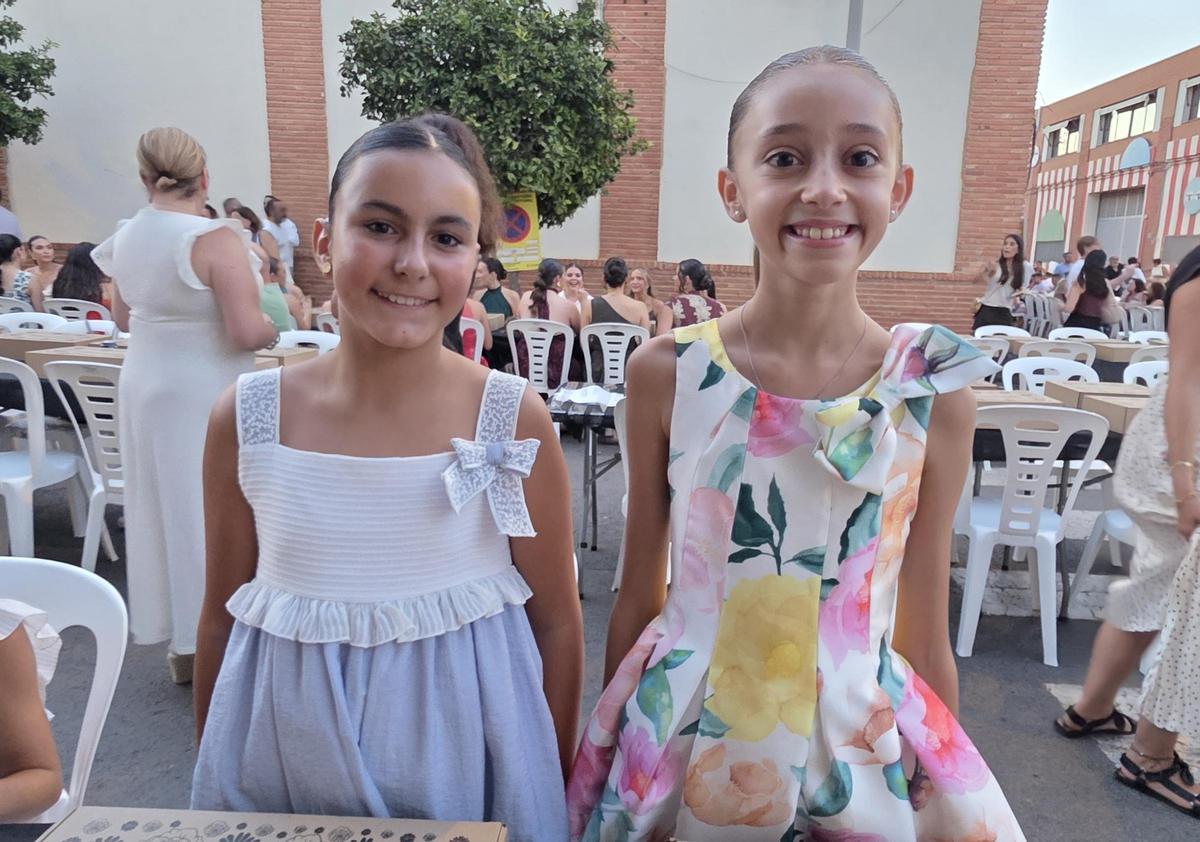 Candidatas a Fallera Mayor Infantil de València 2027 en el Sopar de la Punxà