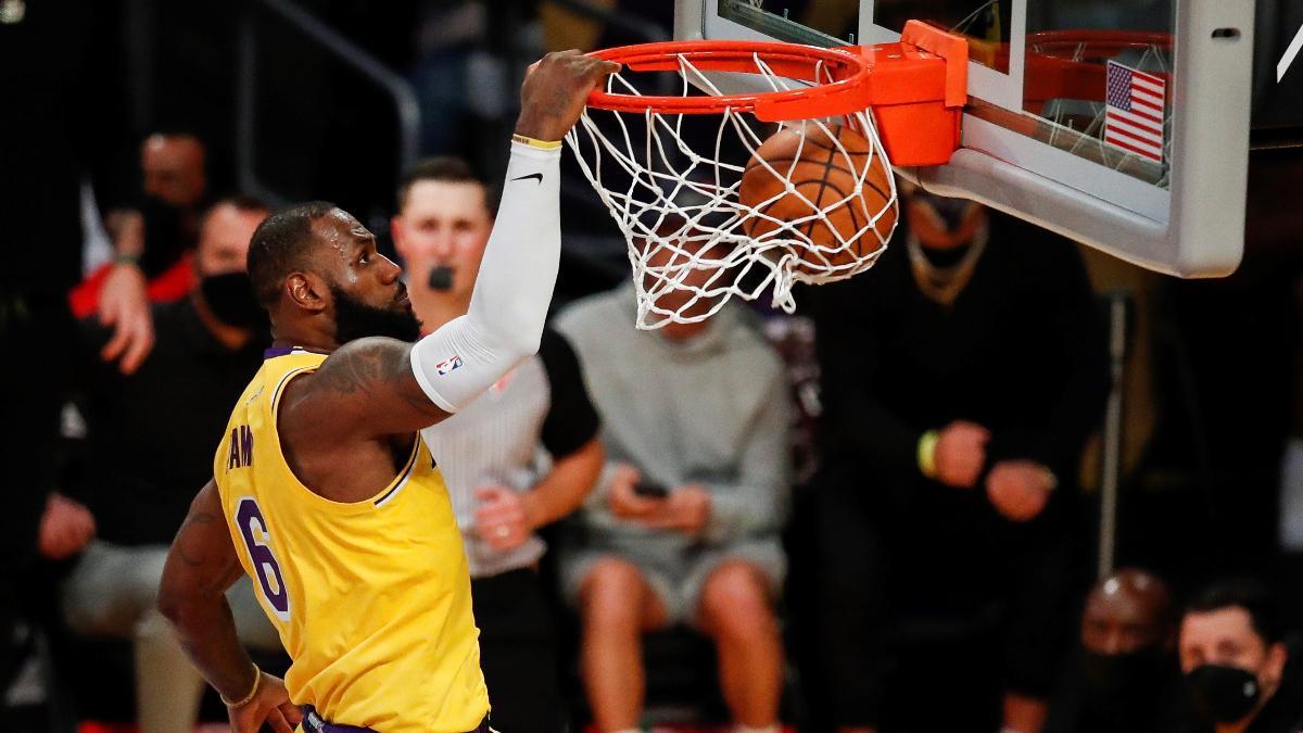 LeBron James, jugador de los Lakers.