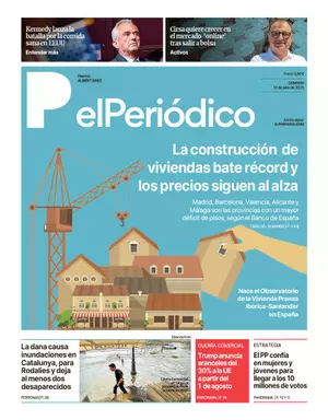 La portada de EL PERIÓDICO del 13 de julio de 2025