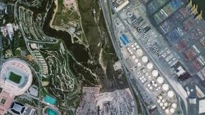 Vídeo de l’activitat a Montjuïc captada des de l’Estació Espacial Internacional.