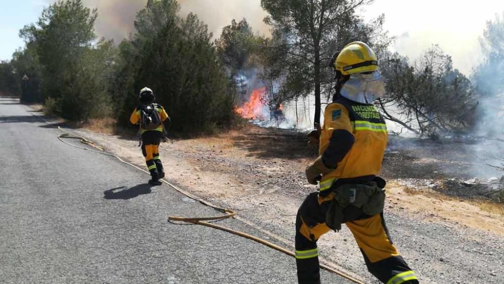 Nuevo incendio en Cala Saona