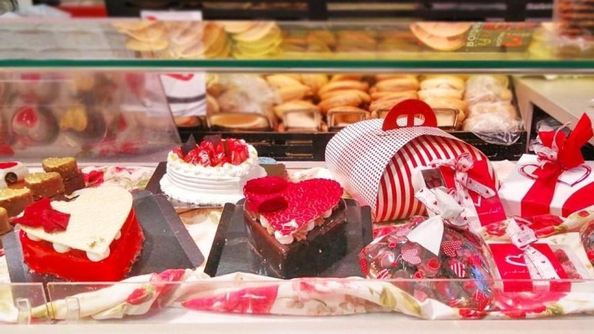 Tartas para San Valentín de Pastelerías Roldán.