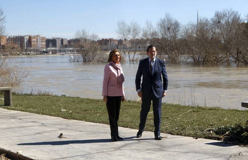 Fotogalería de la visita de Rajoy a la ribera del Ebro