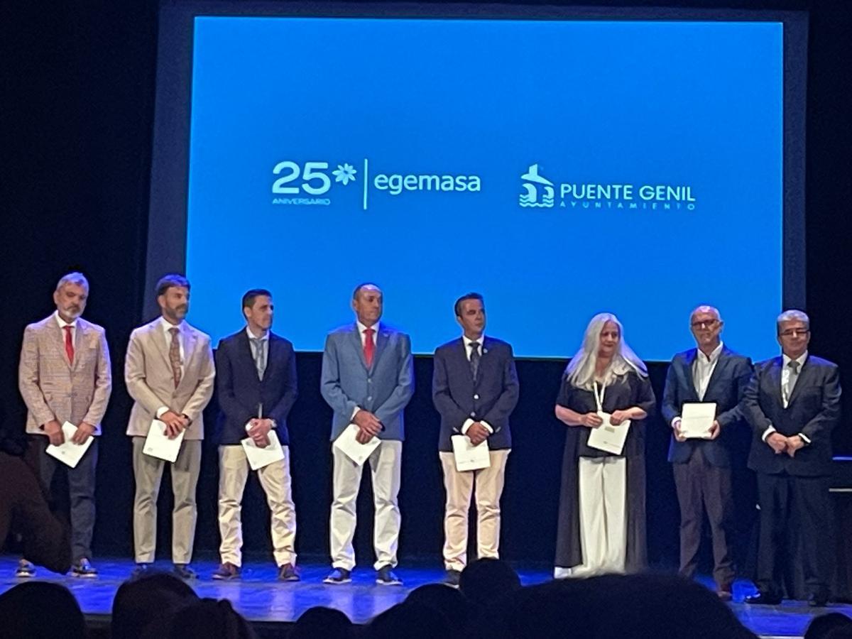 Gerentes y comité de empresa de Egemasa.