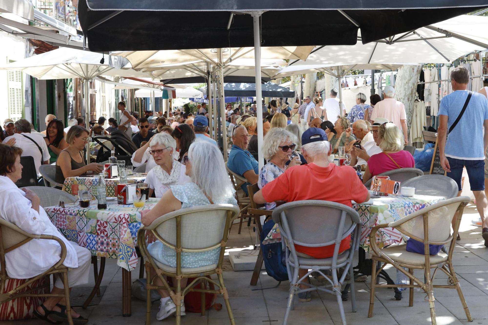 Pures Mallorca-Feeling: Der Markt in diesem Dorf ist auch bei Deutschen sehr beliebt