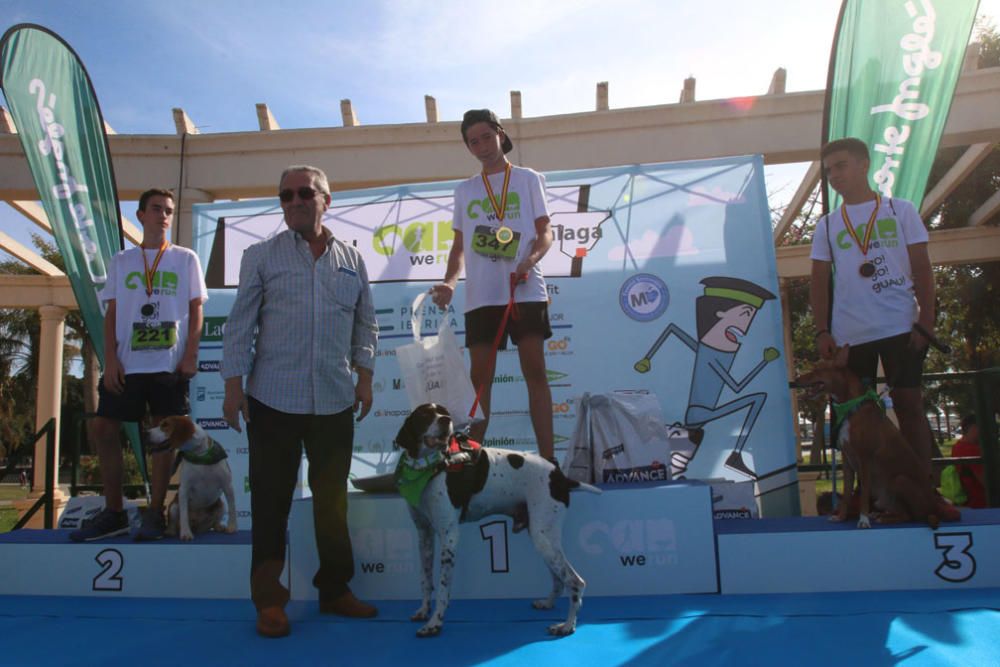 El Parque Huelin ha acogido la primera edición de un evento destinado a las mascotas y a sus dueños, con carreras en diversas categorías, actividades gratuitas y numerosos stands