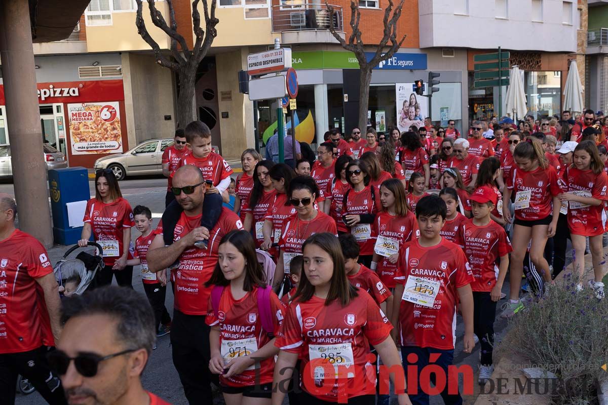 Marcha de la ONG Delwende en Caravaca