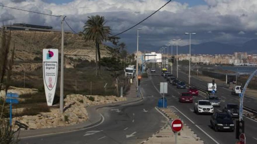 Zona que forma parte del proyecto de plataforma ciclopeatonal entre la EUIPO y Agua Amarga.