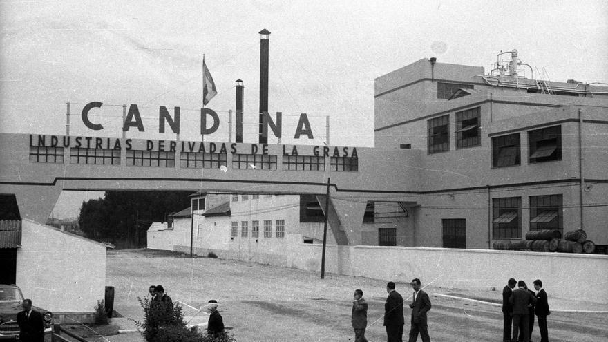 Fábrica de la empresa Candina que fue el germen del &#039;Barrio Venecia&#039; de Santander.