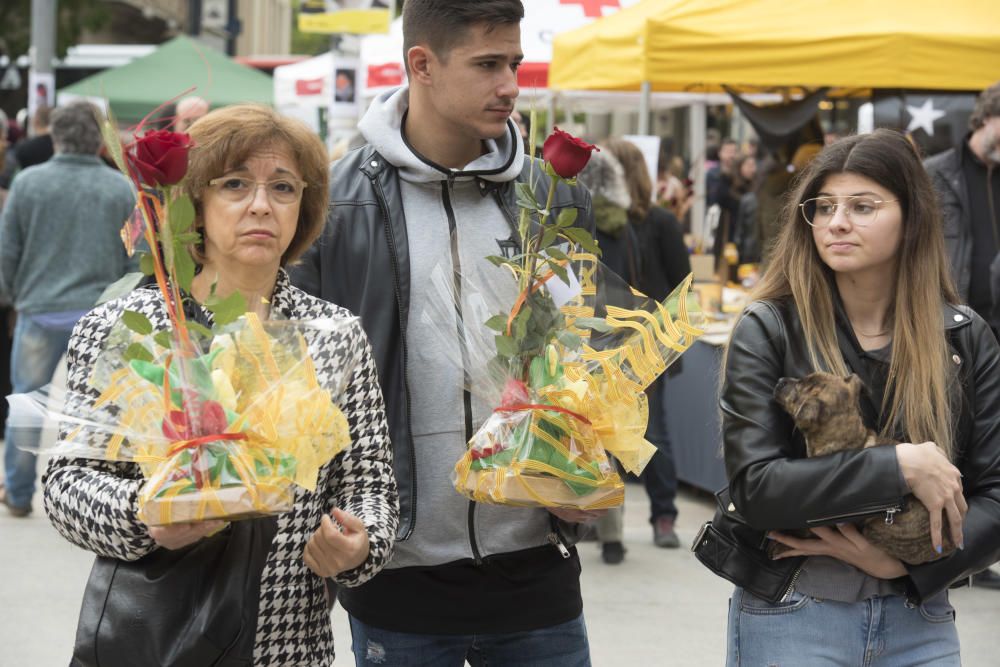 Diada de Sant Jordi a Manresa