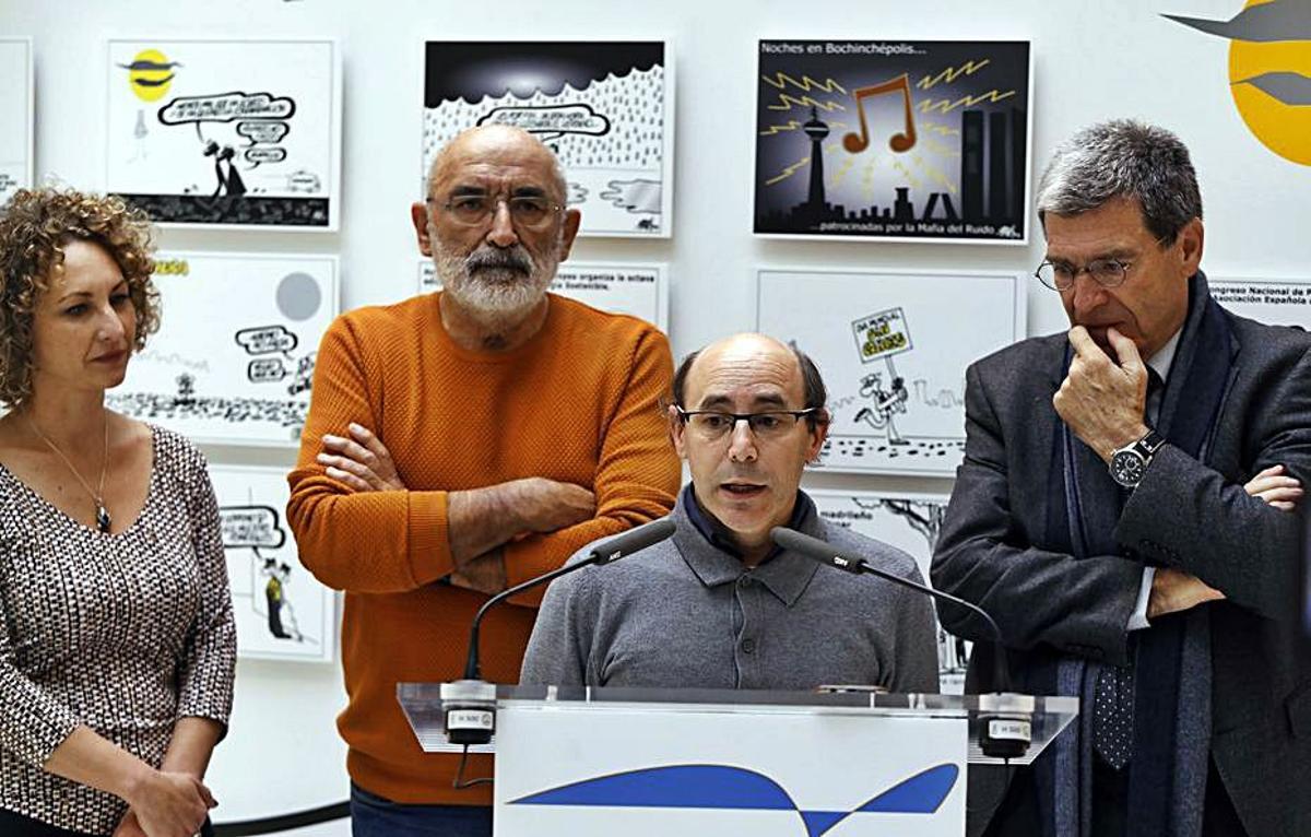 La inauguración de la muestra en València. | LEVANTE-EMV