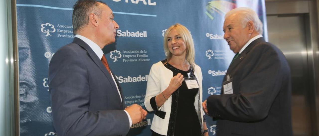 Salvador Navarro, Maite Antón y Francisco Gómez.