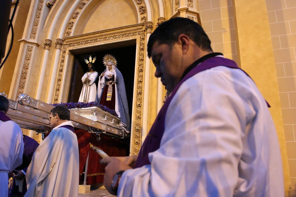 Traslado de Jesús Cautivo y la Virgen de la Trinidad.