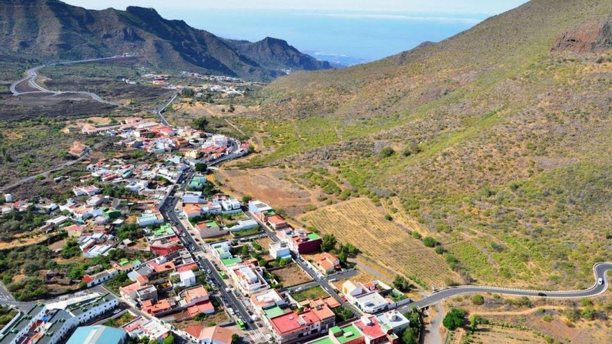 Casco urbano de Santiago del Teide.