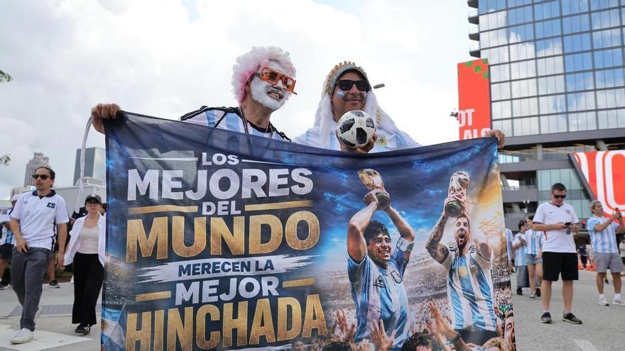 Locura en las calles argentinas después de la victoria ante Inglaterra
