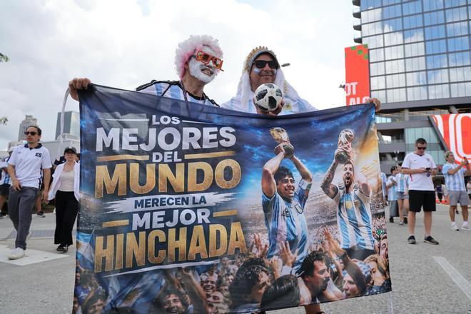 Locura en las calles argentinas después de la victoria ante Inglaterra