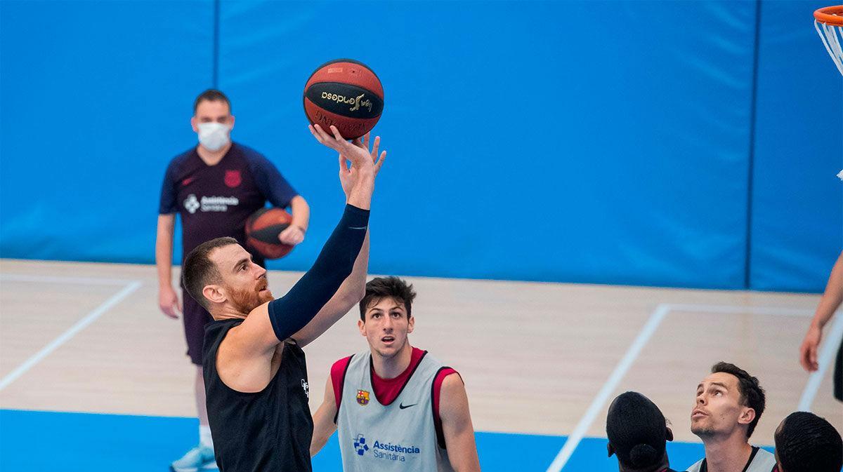 El Barça de baloncesto sigue preparando el final de la ACB