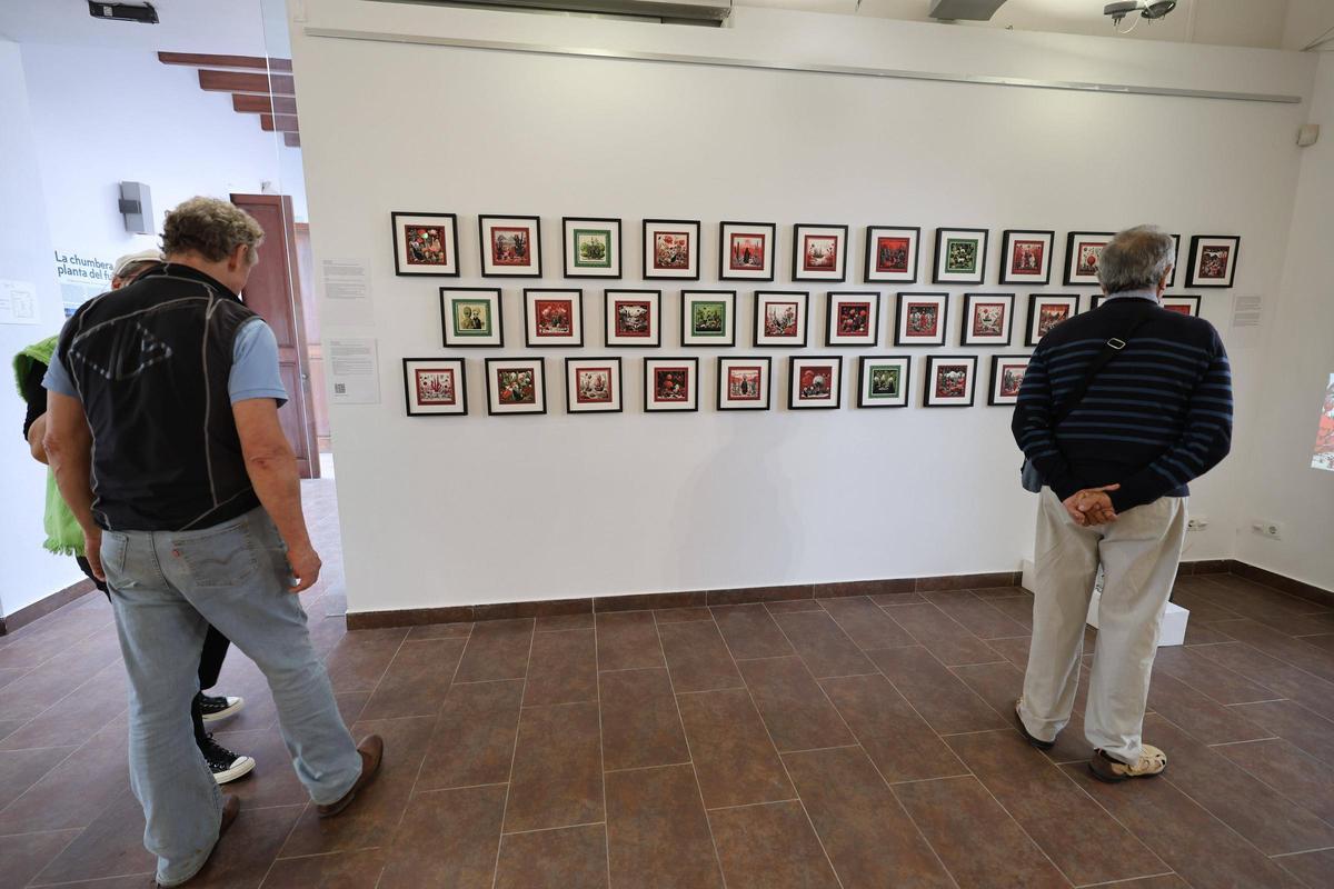 Exposición sobre la chumbera en el Far de Coves Blanques