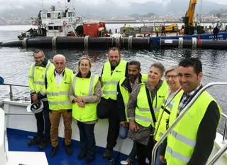 La Xunta planifica para abril la puesta en servicio del emisario submarino tras dos años de trabajos
