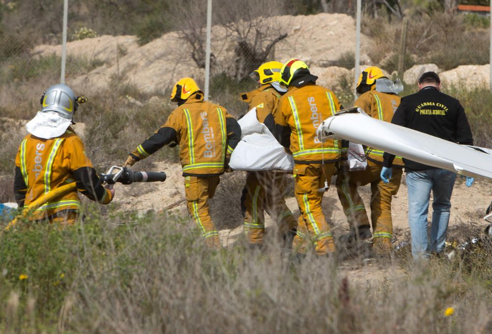 Dos muertos al estrellarse su avioneta en Mutxamel