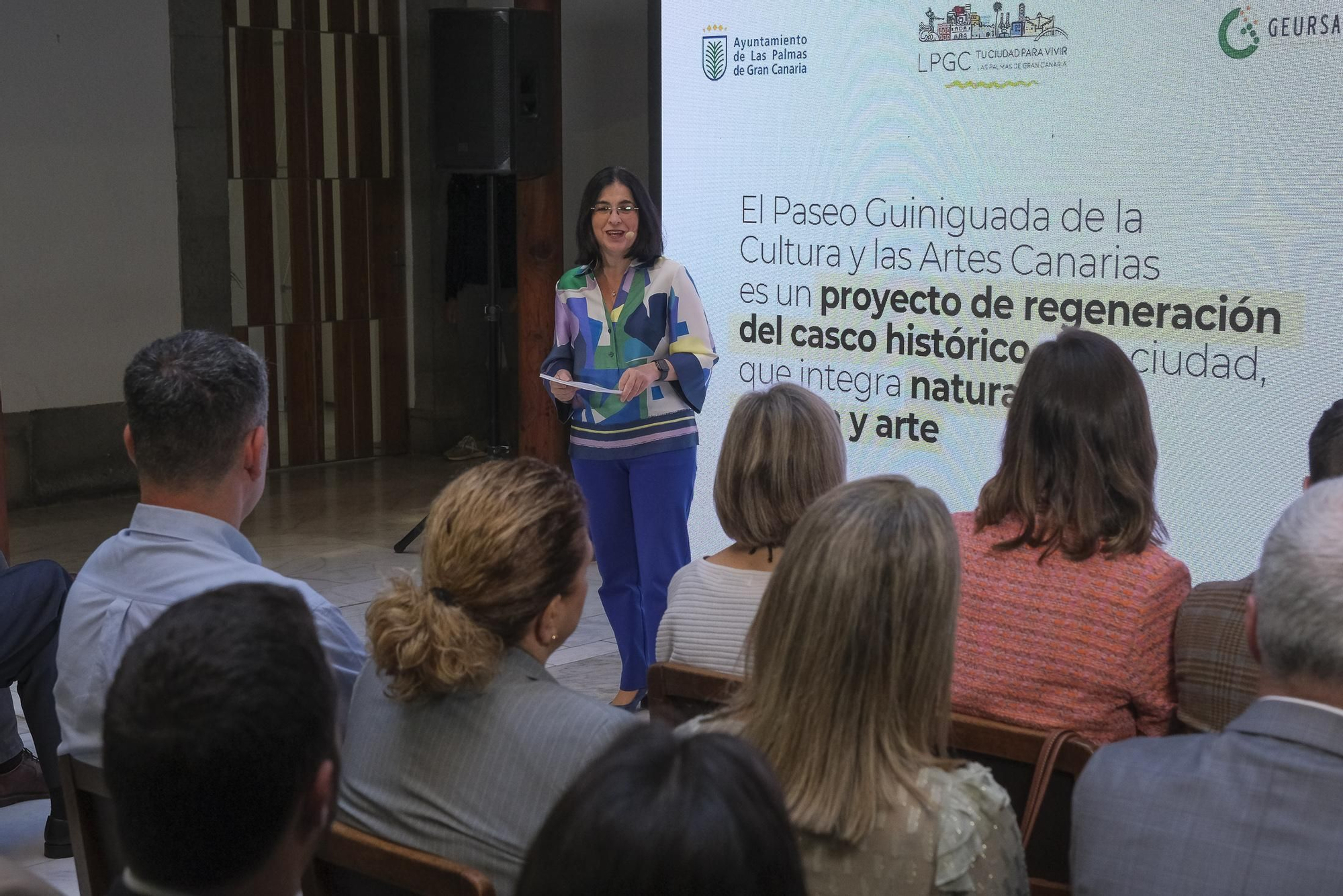 Presentación de anteproyectos finalistas del paseo Guiniguada