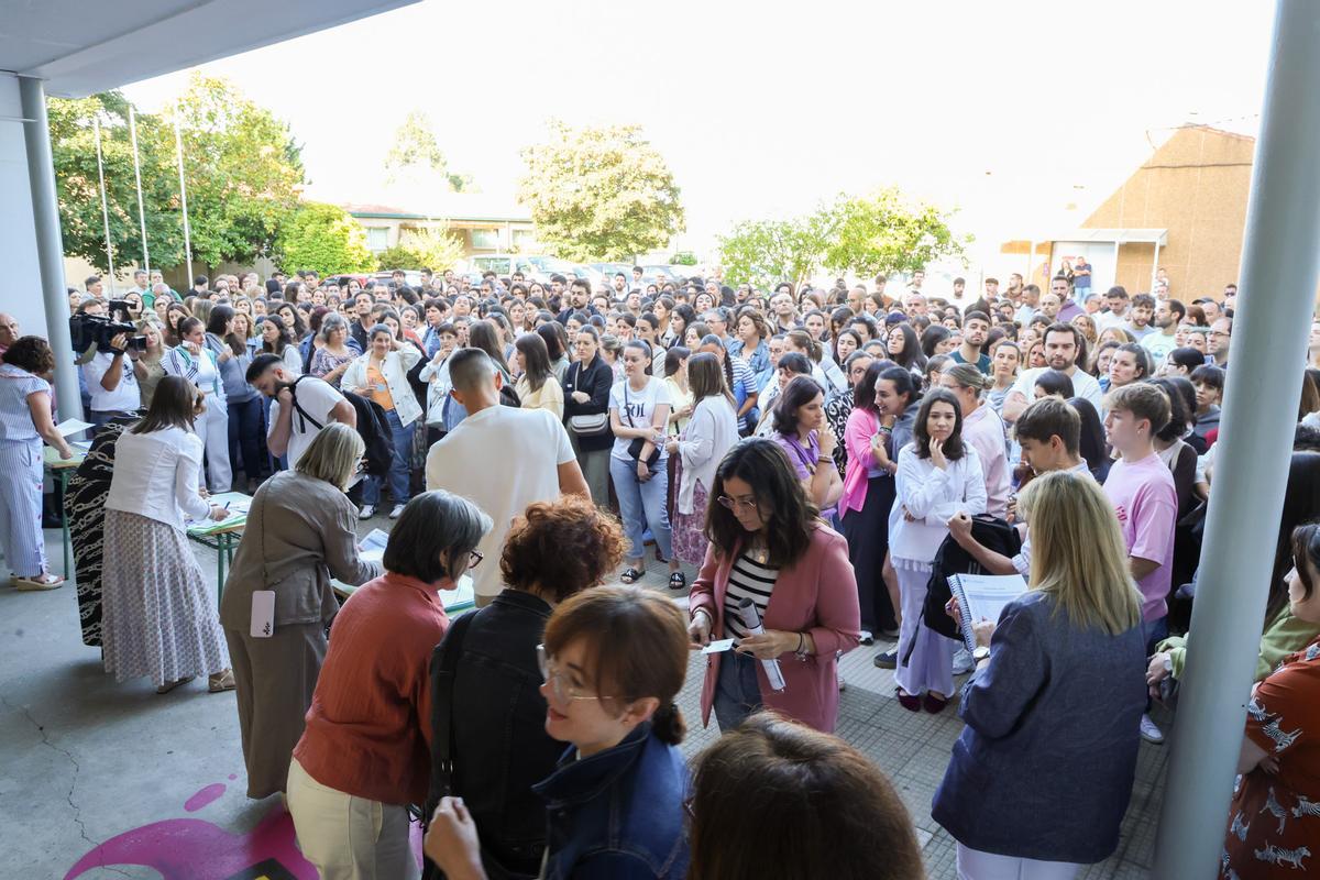 Aspirantes a una plaza en la OPE de Educación del pasado año.