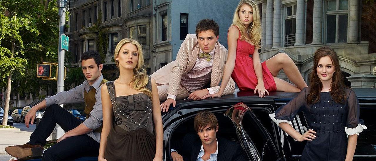 Blake Lively y el resto del reparto de la serie &#039;Gossip Girl&#039;.