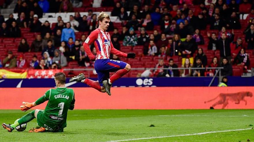 El Atlético supera al Leganés con cuatro goles de Griezmann (4-0)