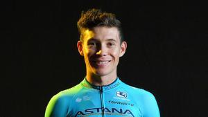 Miguek Ángel López con el uniforme del Astana.