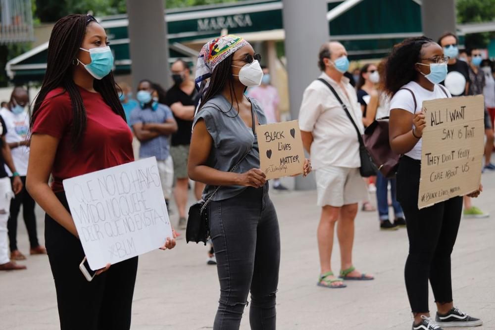 Protesta contra el racismo en Murcia