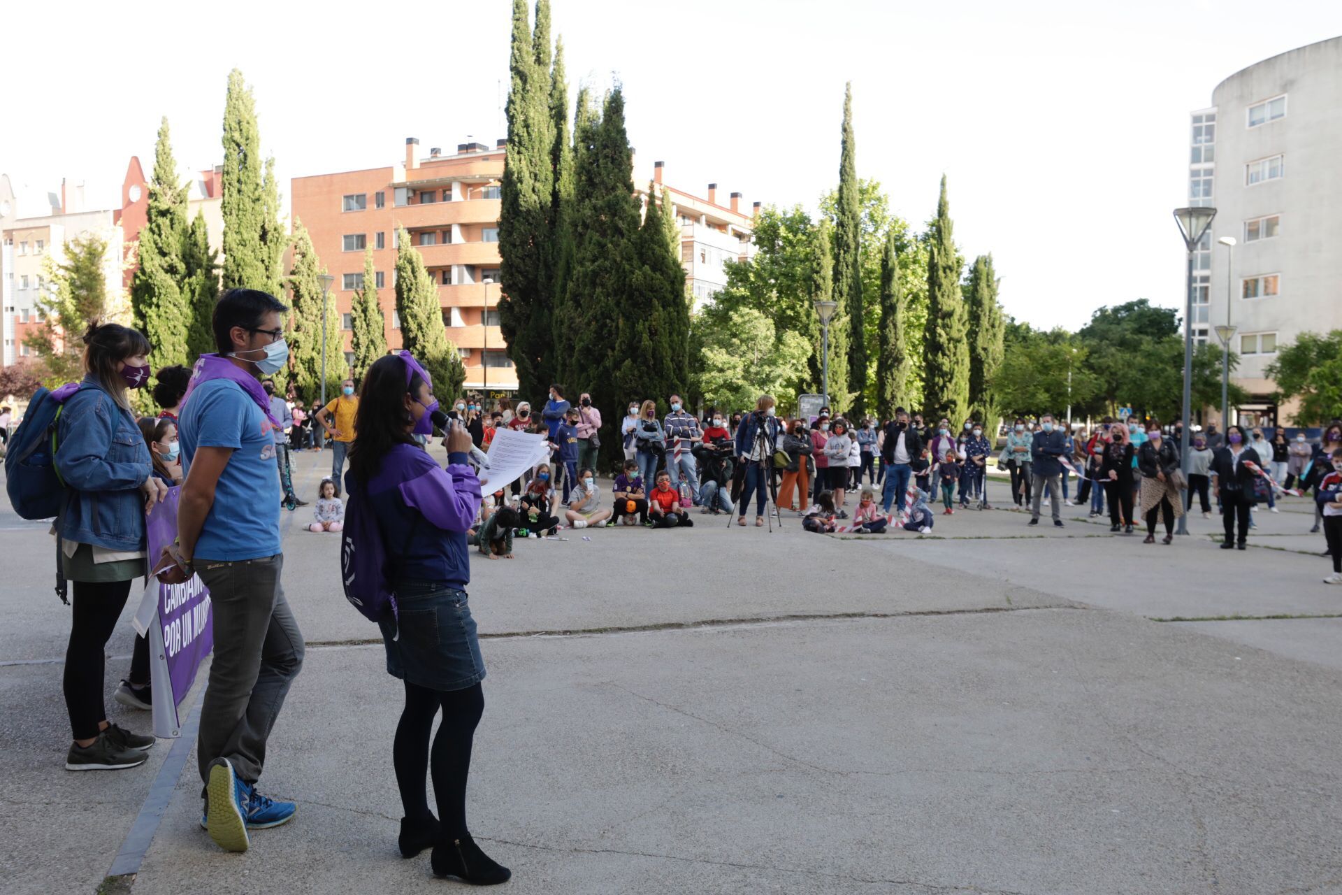 Concentración contra los abusos sexuales de un médico en Zaragoza