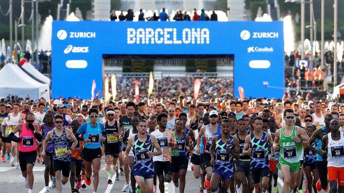 Marató de Barcelona 2026: horario, calles cortadas, afectaciones y recorrido de la carrera