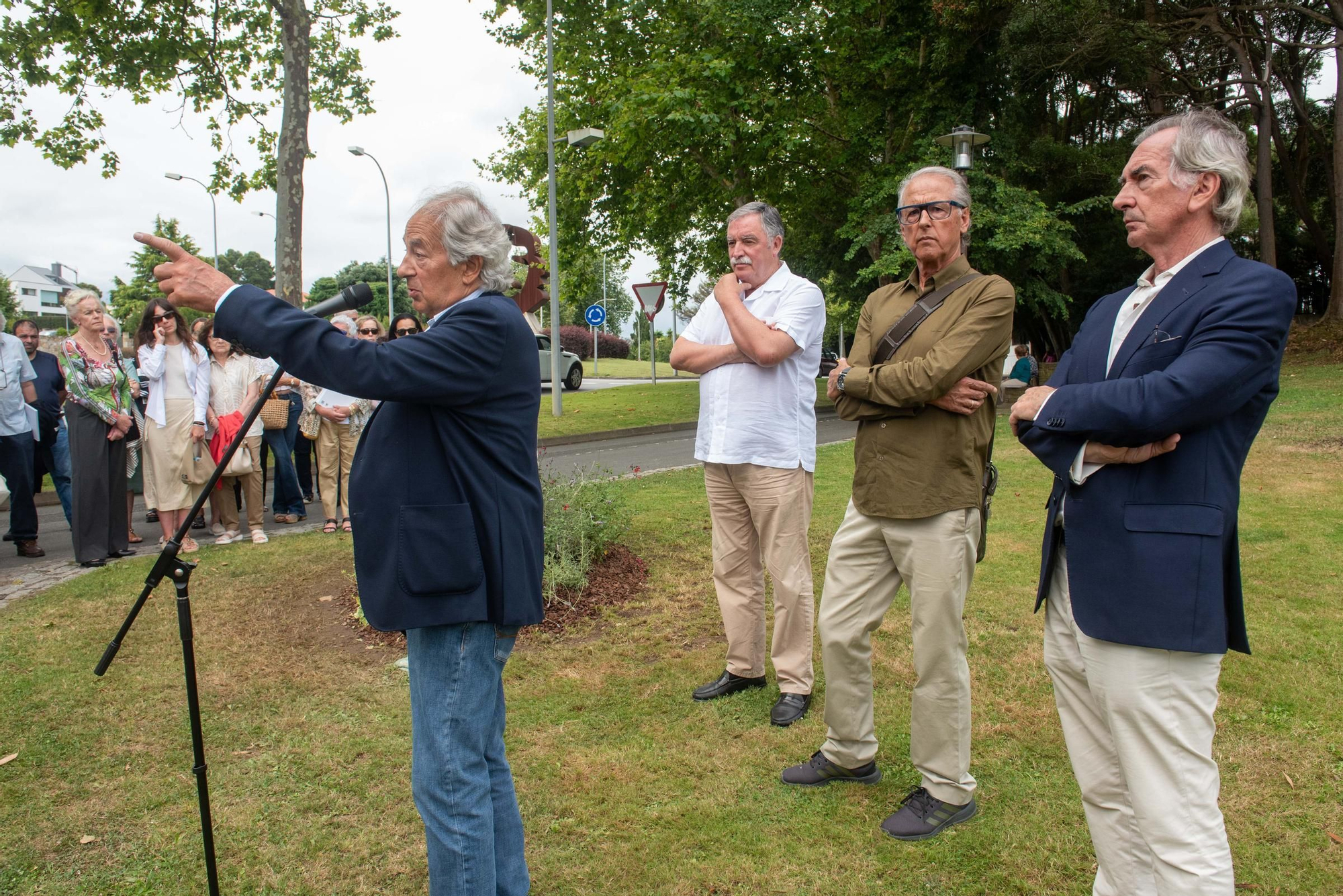 Inauguración del parque Rafael Castor Casdelrrey en Bastiagueiro