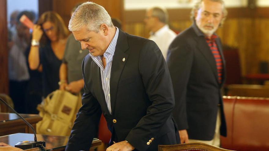 Crespo y Correa, durante su declaración.