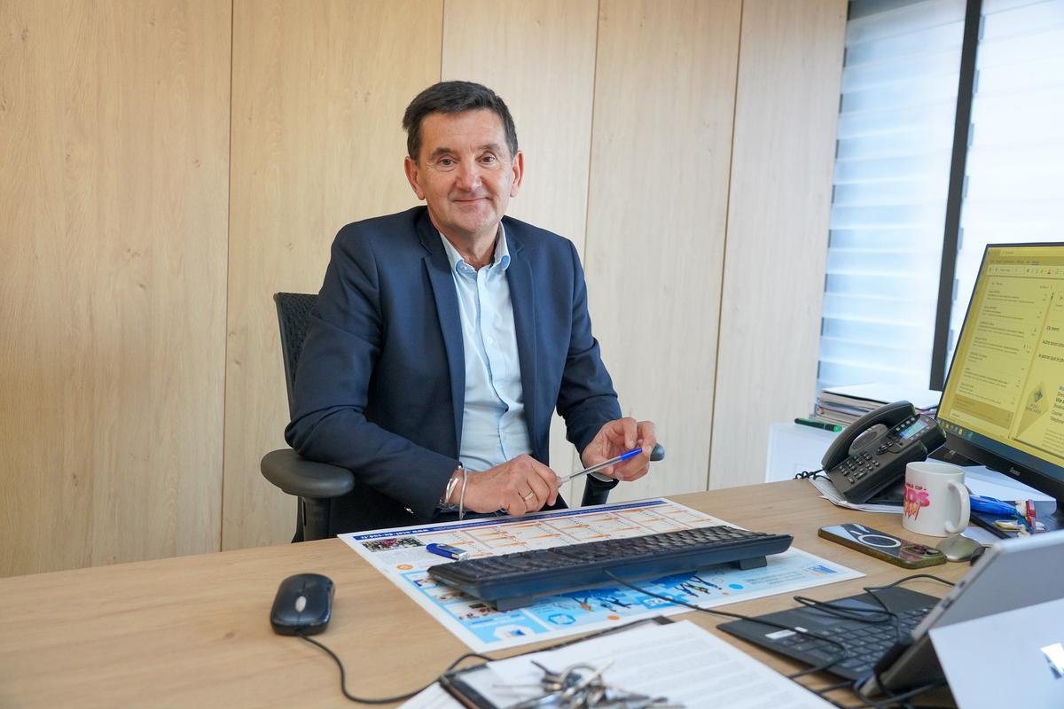 Michel Sitjà, al seu despatx.
