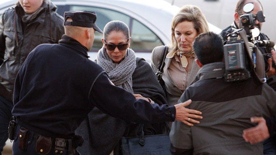 Isabel Pantoja, llegando a la Ciudad de la Justicia en una imagen de archivo.