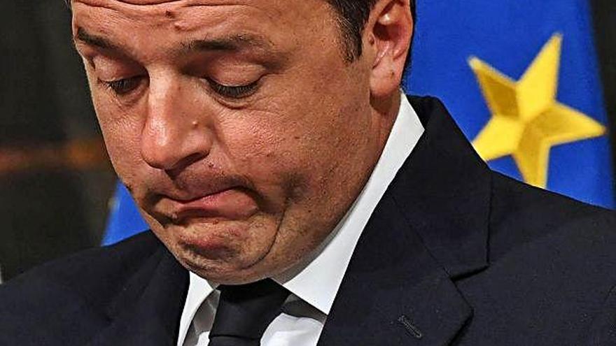 L&#039;exprimer ministre Matteo Renzi proposa un govern d&#039;unitat a Itàlia